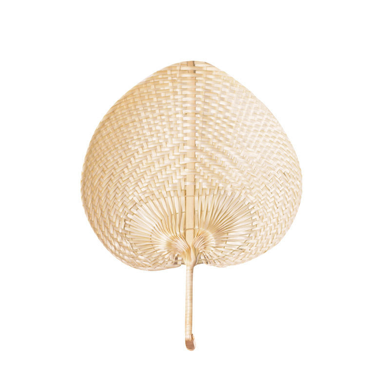 Women hand-woven fan made of natural material Kalsten