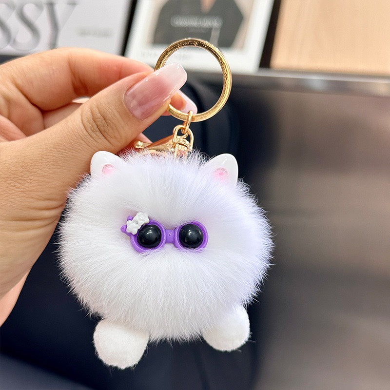 Furry Cat Plush Keychain Kalsten