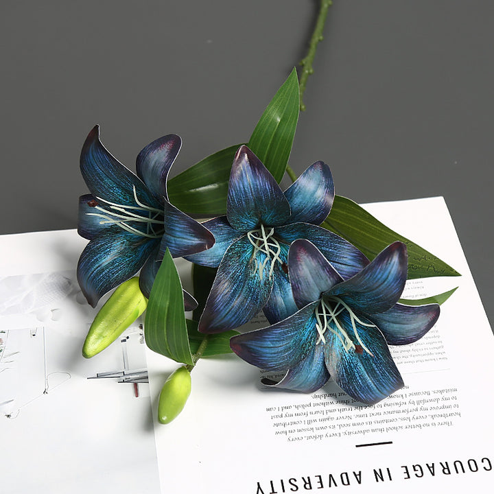 Lifelike Lily Stem Arrangement