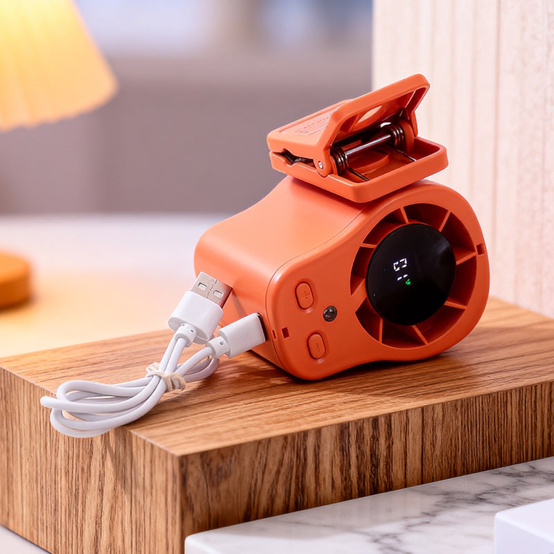 Ladies table fan with USB charging port and clamp function Kalsten