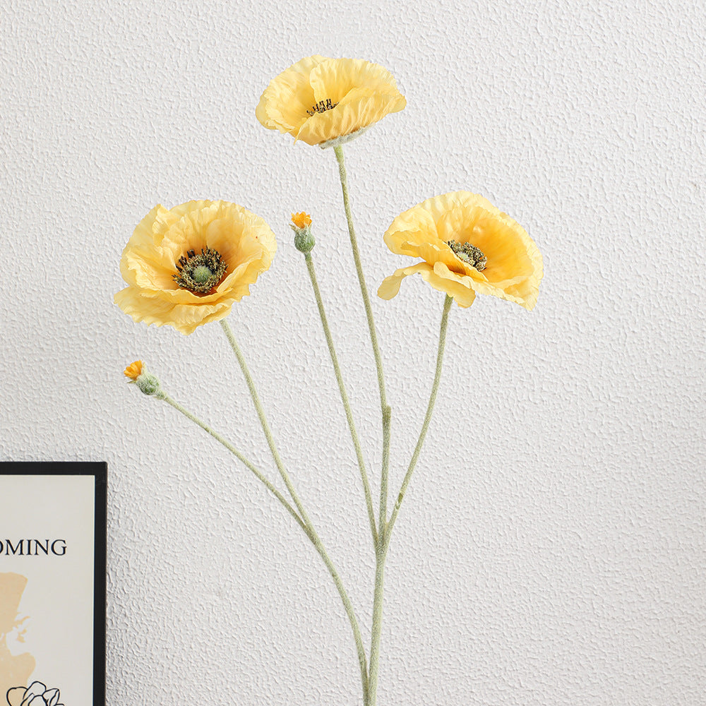 Artificial Romantic Poppy Bouquet