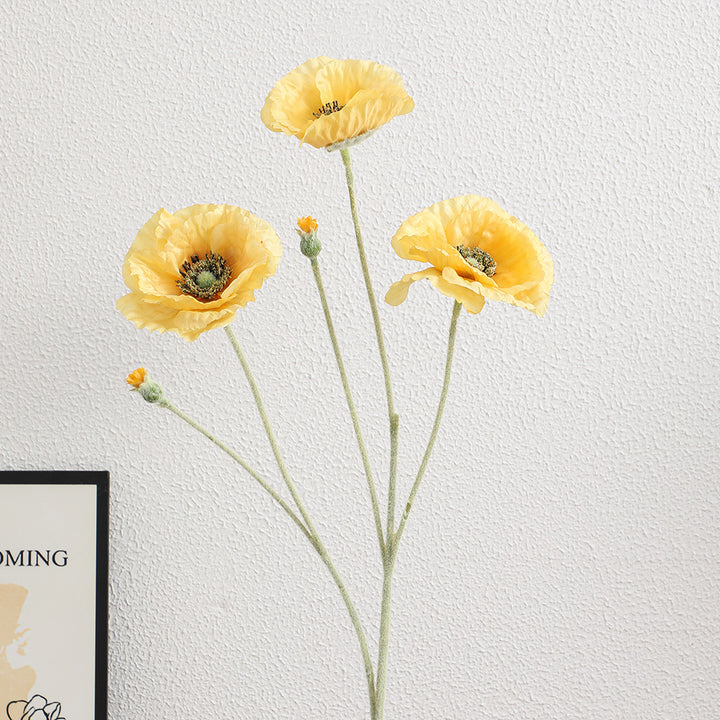 Artificial Romantic Poppy Bouquet
