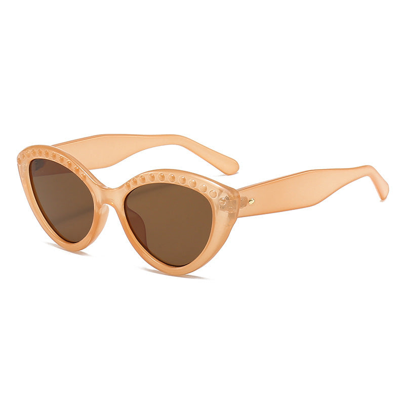 Women Cat-Eye Sunglasses with Glittering Details Kalsten