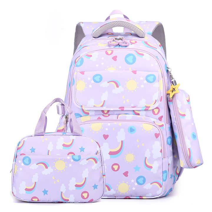 Playful school backpack with detachable accessories Kalsten