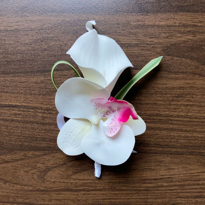 Elegant Orchid Floral Corsage