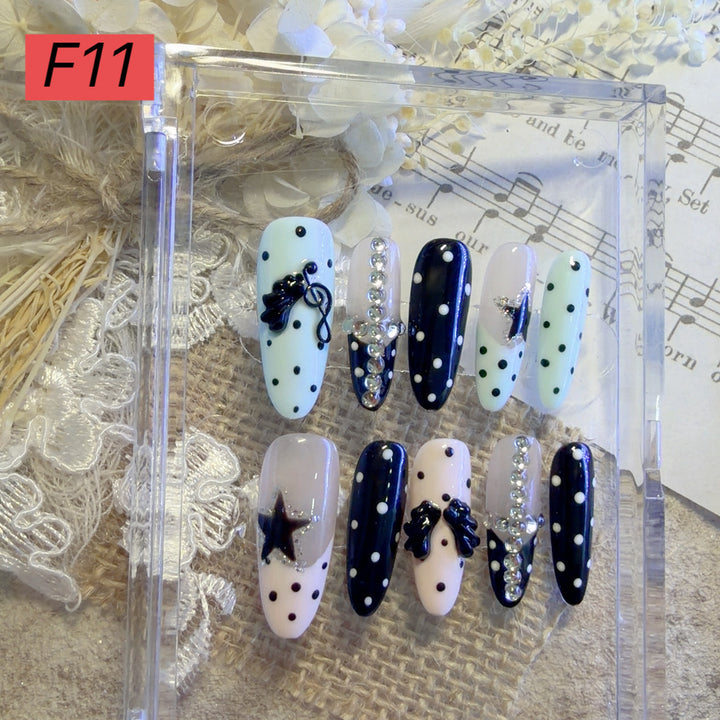 Decorative Press-On Nail Art Set 1790731572
