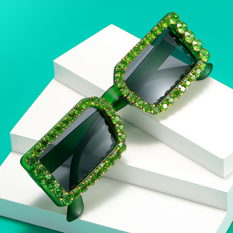 Women's fashionable sunglasses with glittering frame embellishment Kalsten