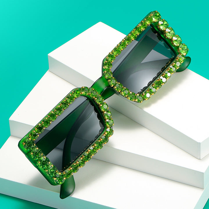 Women's fashionable sunglasses with glittering frame embellishment Kalsten