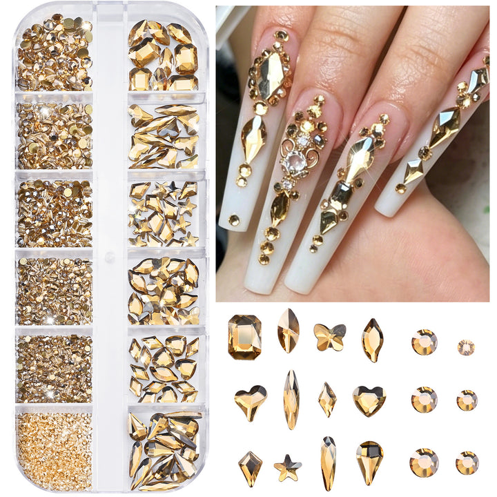 Premium Nail Art Rhinestone Collection