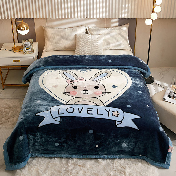 Decorative Fleece Throw Blanket Kalsten