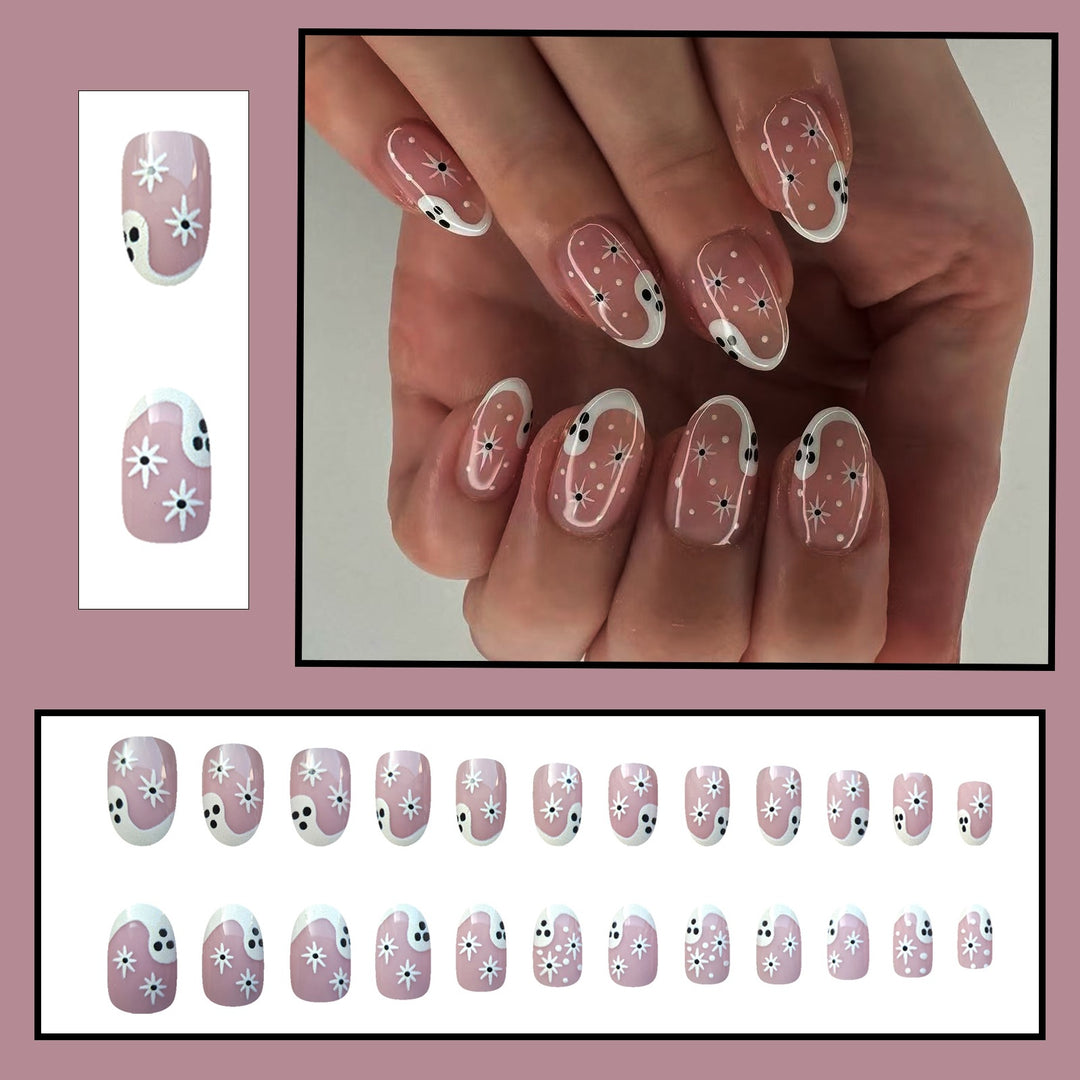 Artistic Press-On Nail Set