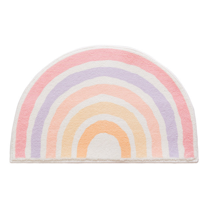 Rainbow-Themed Soft Plush Floor Mat Kalsten