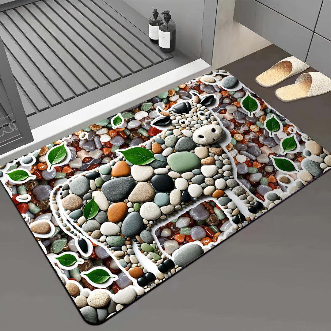 Dragonfly-Themed Bath Mat Kalsten