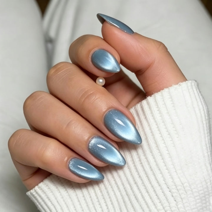 Stiletto Press-On Nail Set with Glossy Gradient Finish Kalsten