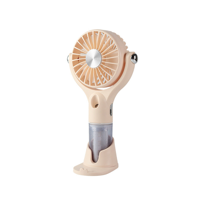 Unisex Portable Fog Fan with USB Charging Function and Flexible Tilt Mechanism Kalsten