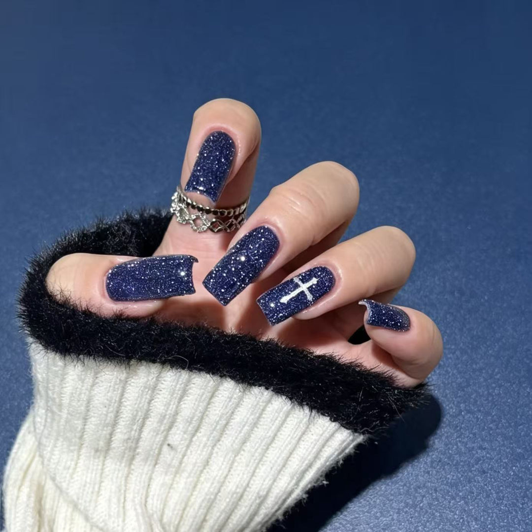 Premium Glittery Press-On Nail Art Kalsten