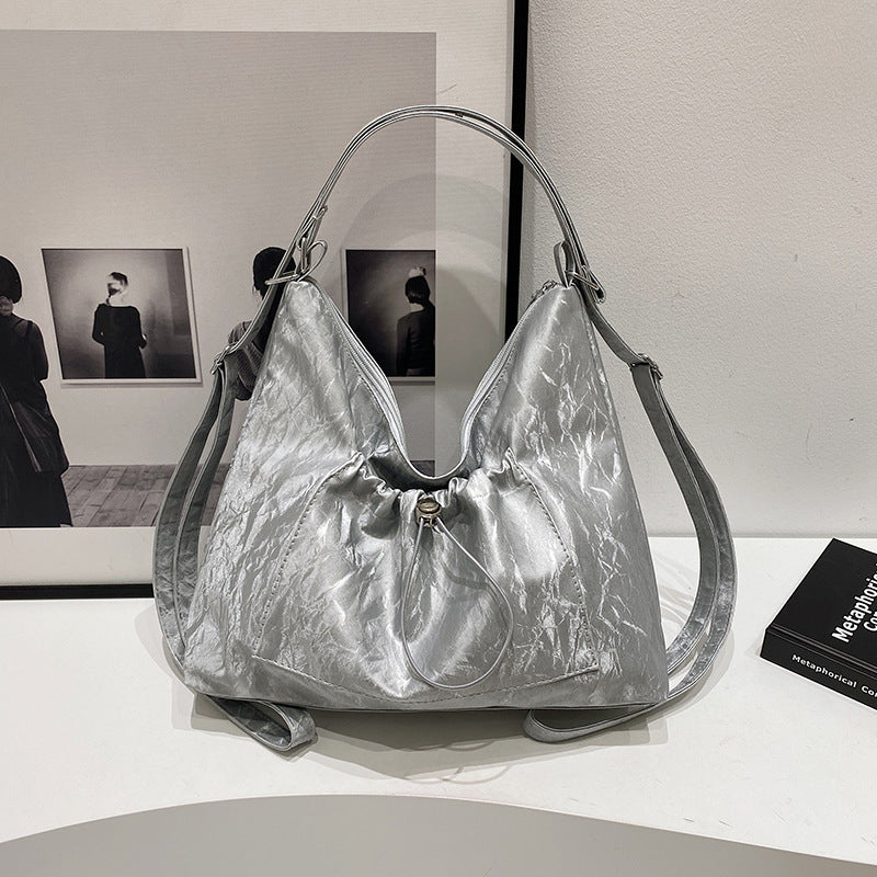 Crinkled Pouch Handbag Kalsten