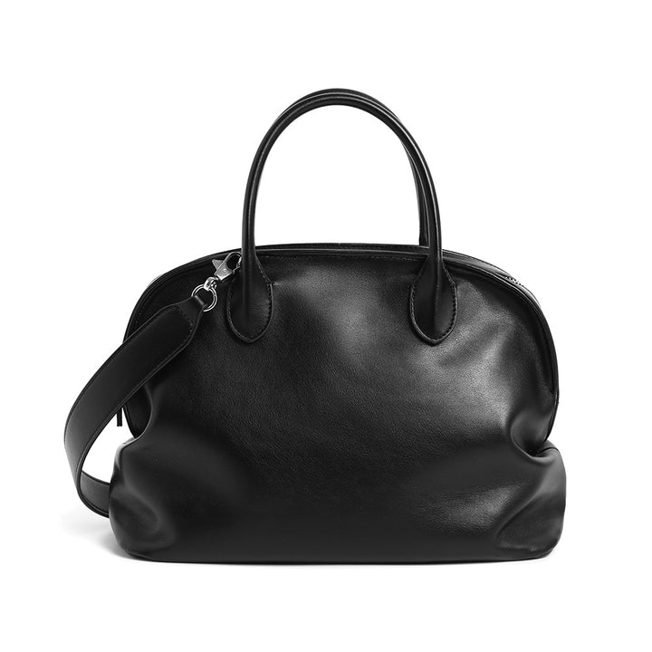 Elegant Handheld Leather Satchel