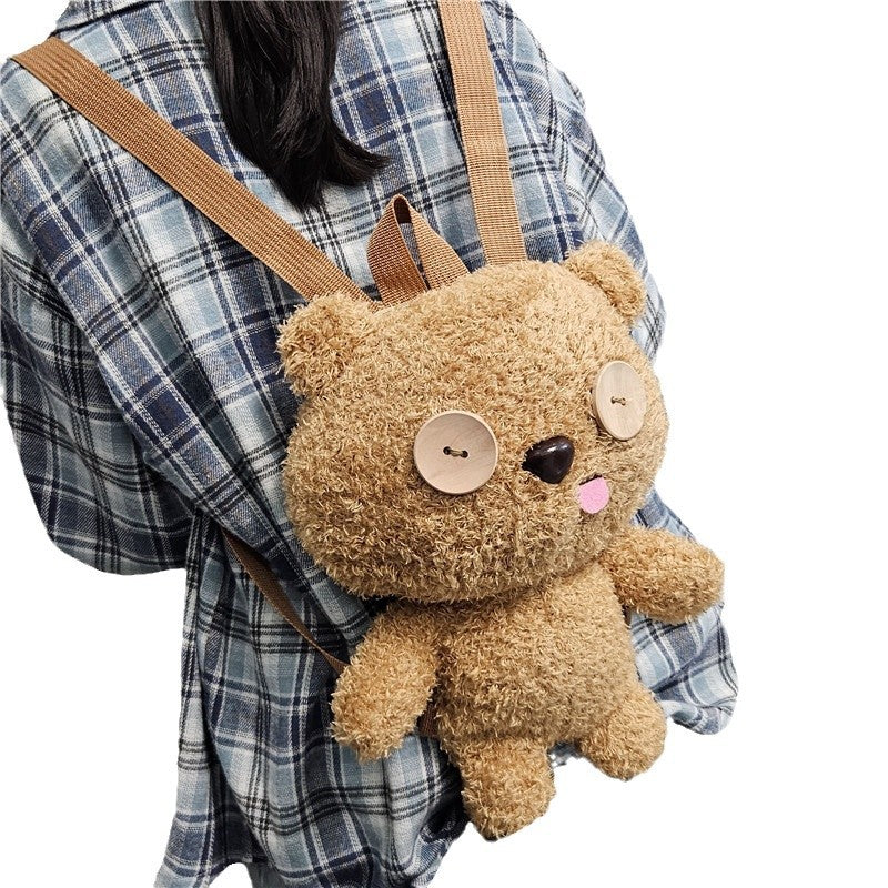 Cute Cuddly Backpack with Bear Motif Kalsten