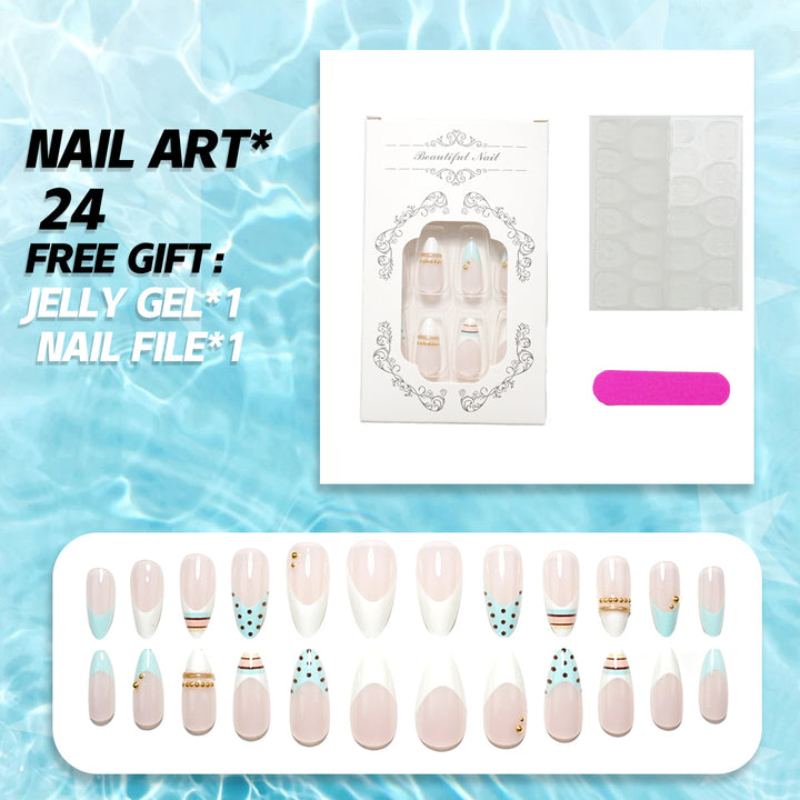 Premium Decorative Press-On Nail Set