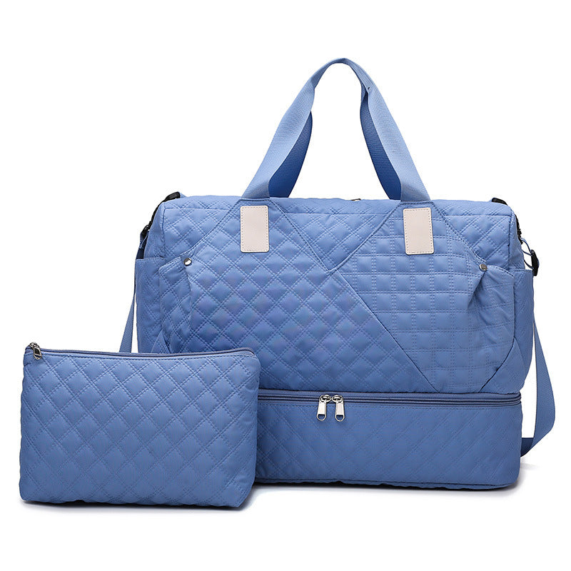 Quilted Multitasking Travel Duffle Bag Kalsten