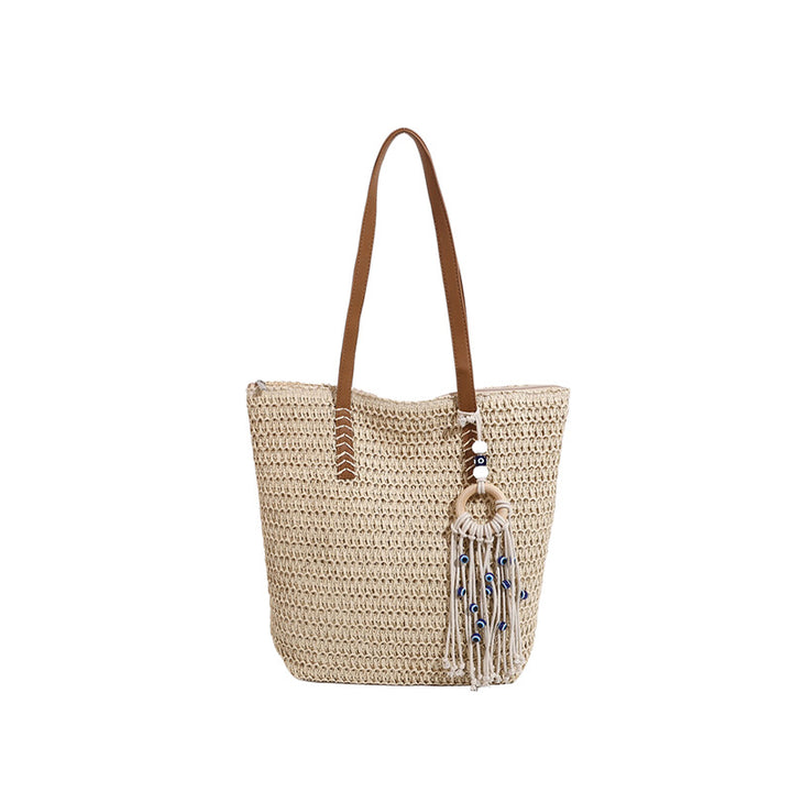 Handcrafted Straw Tote Bag