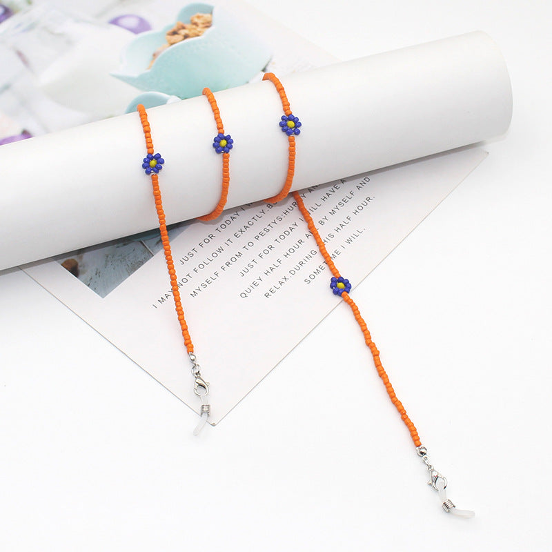 Floral Beaded Eyewear Chain Kalsten