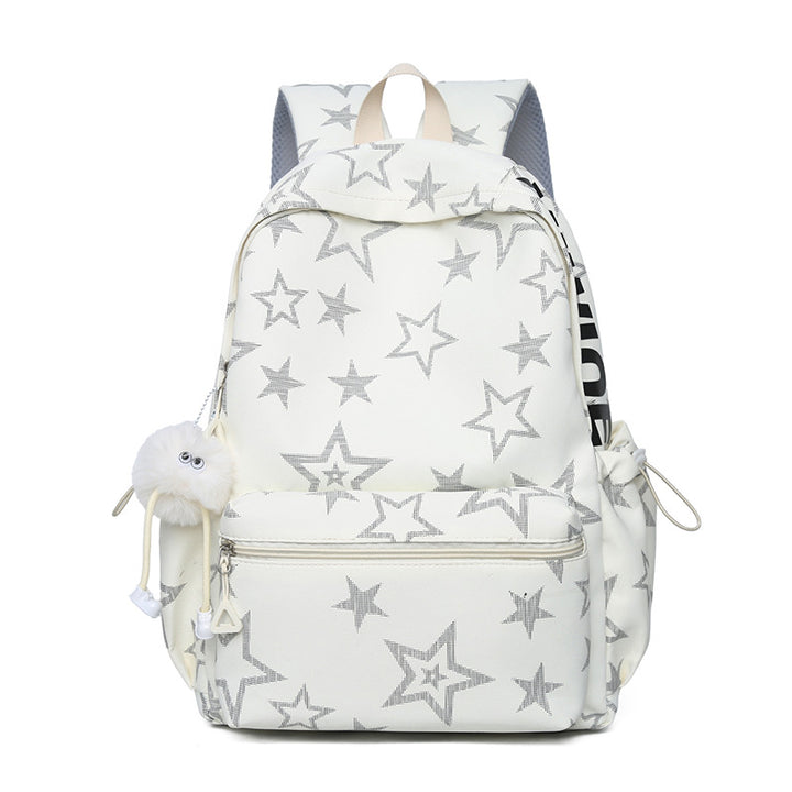 Star-Embellished Casual Backpack Kalsten