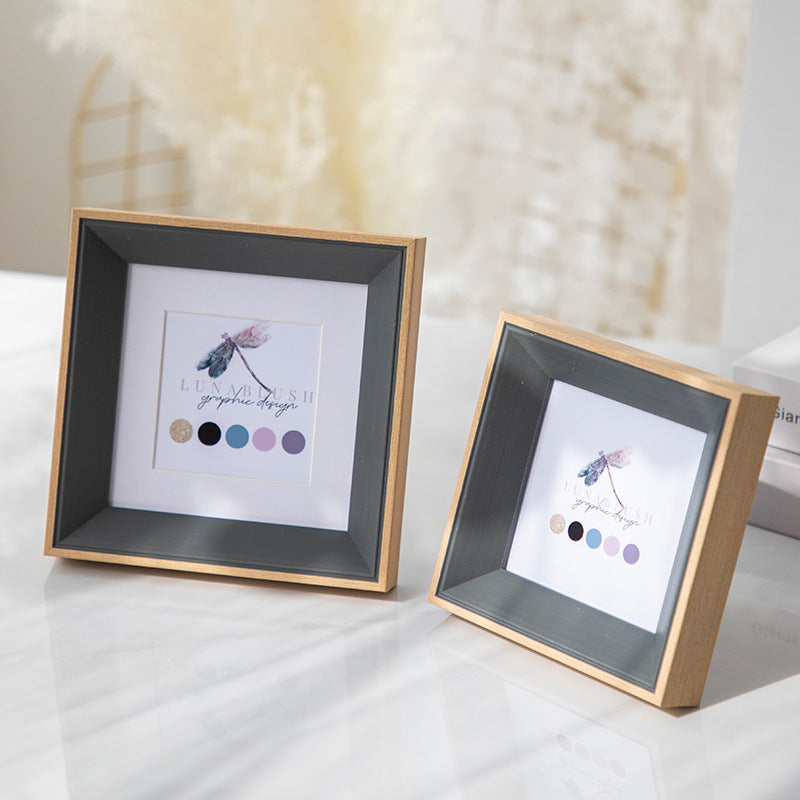 Elegant Botanical Print Photo Frame