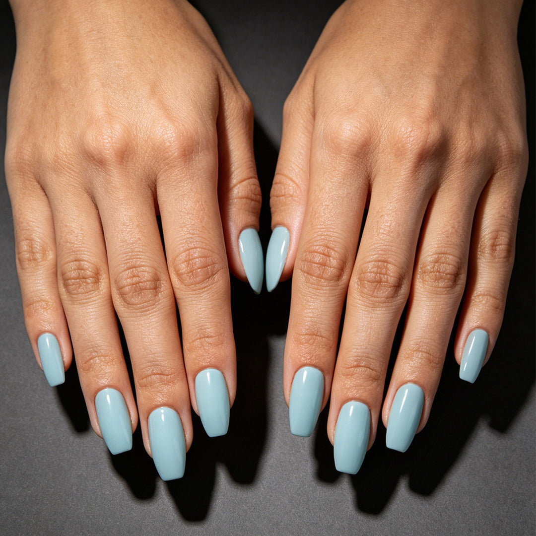 Elegant Long Coffin Press-On Nails Kalsten