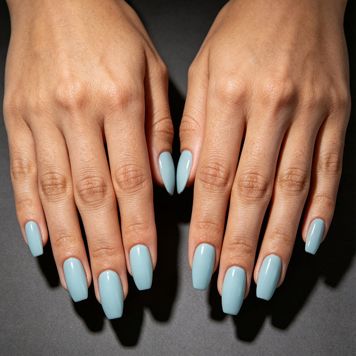Elegant Long Coffin Press-On Nails Kalsten