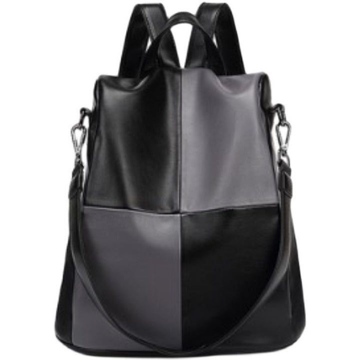 Chic Multi-Functional Leather Backpack