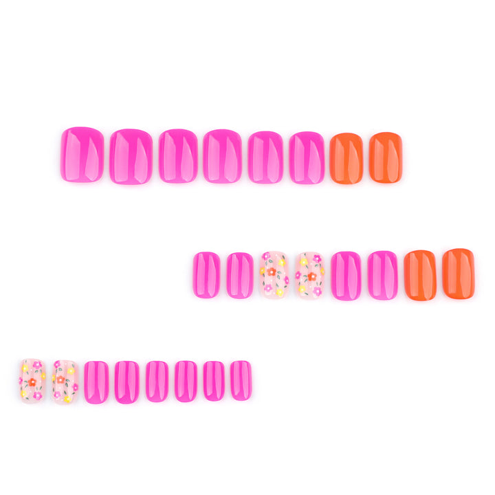 Artful Nail Art with Lively Floral Accents Kalsten