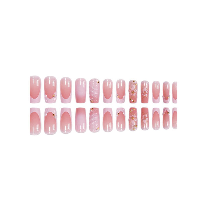 Floral-Inspired Premium Acrylic Nail Enhancements Kalsten