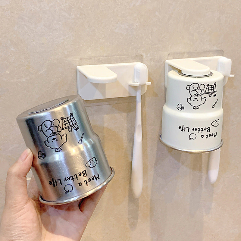 Wall-mounted toothbrush holder made of stainless steel Kalsten