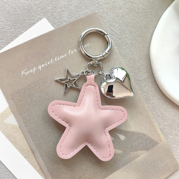 Keychain with star and heart design Kalsten