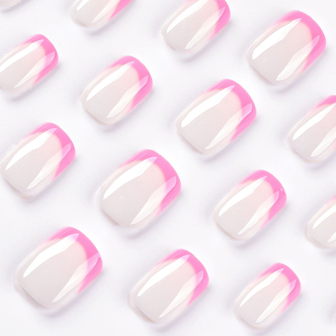 Artful nail design with elegant French tip and modern accents Kalsten