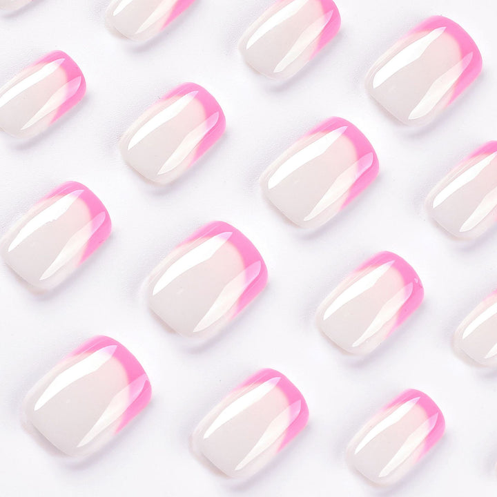 Artful nail design with elegant French tip and modern accents Kalsten