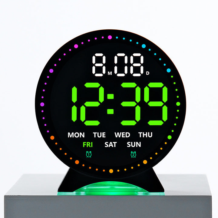 Digital alarm clock with large LED display and multifunctional display Kalsten