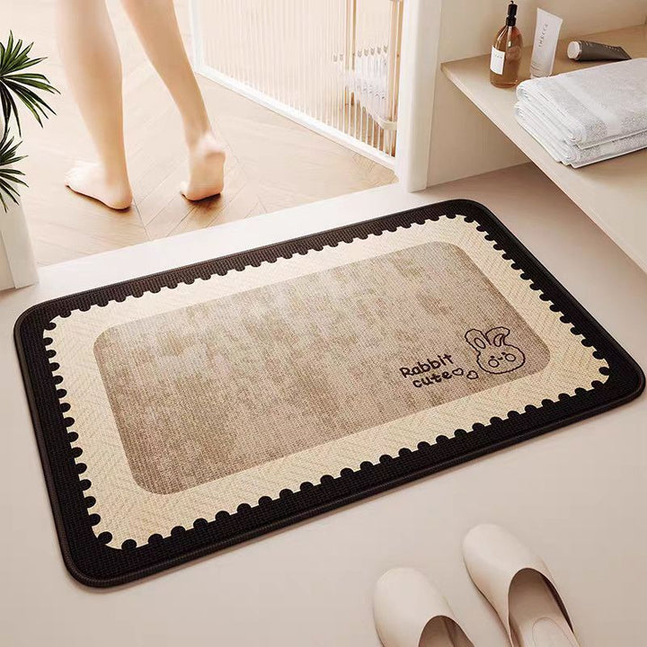 Cute Cartoon Animal-Themed Bathroom Rug