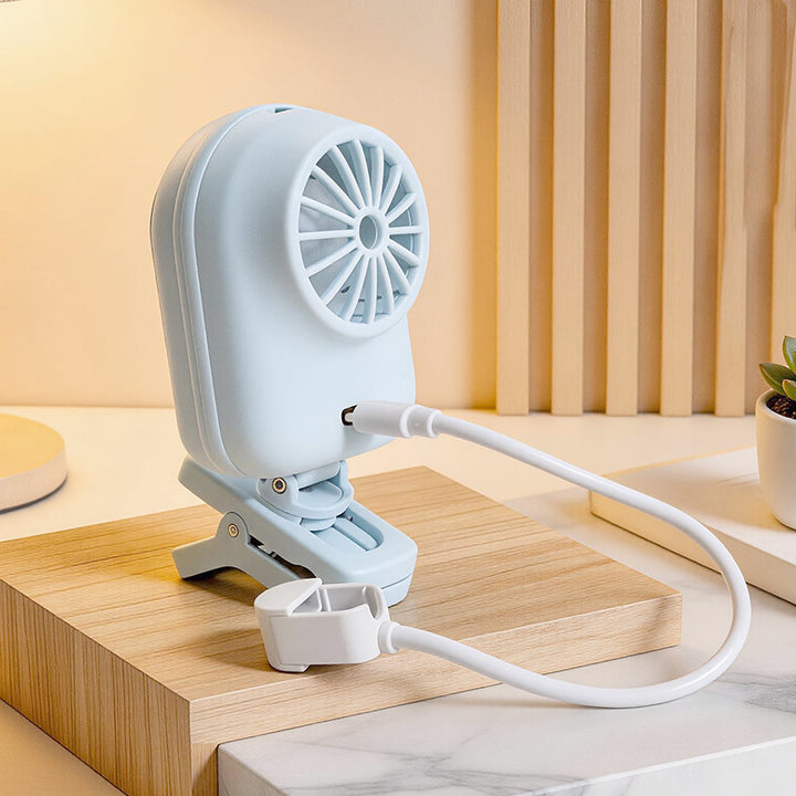 Women's Clip Fan with USB Connection and Flexible Mount Kalsten
