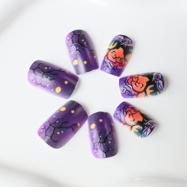 Artistic Halloween Nail Art Enhancements Kalsten
