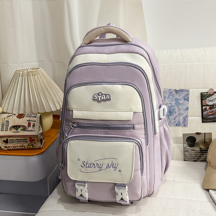 Stylish Multi-Compartment School Backpack
