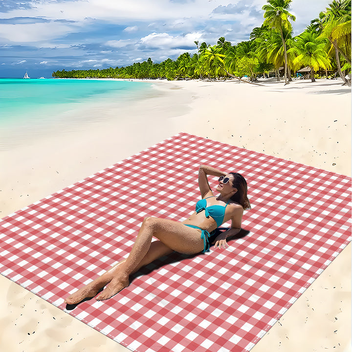 Mandala Design Beach Mat Kalsten