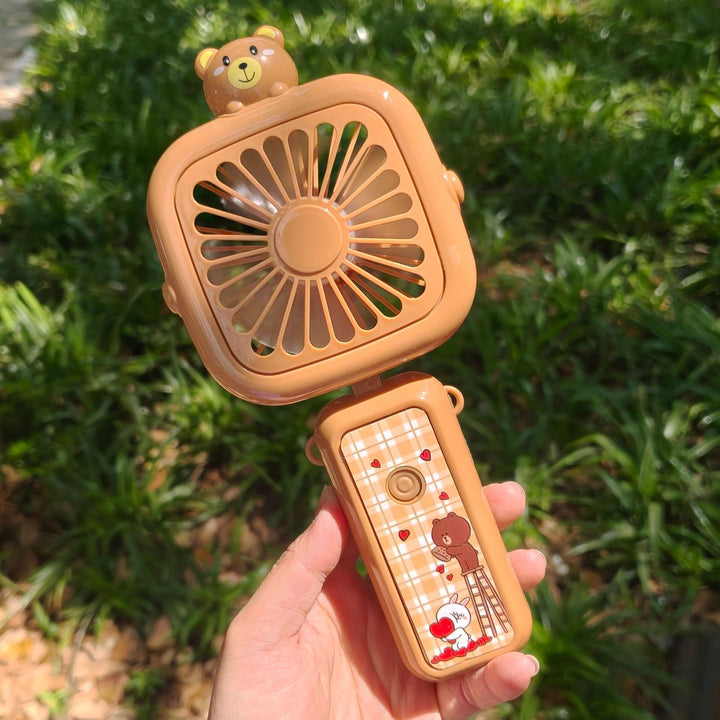 Ladies Portable Handy Mini Fan with Animal Design Kalsten