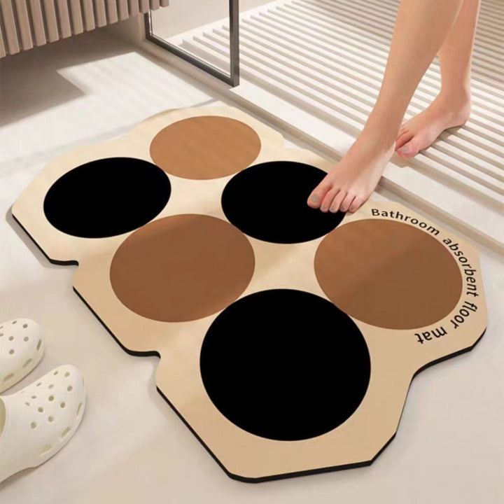 Abstract Geometric Bath Mat Kalsten