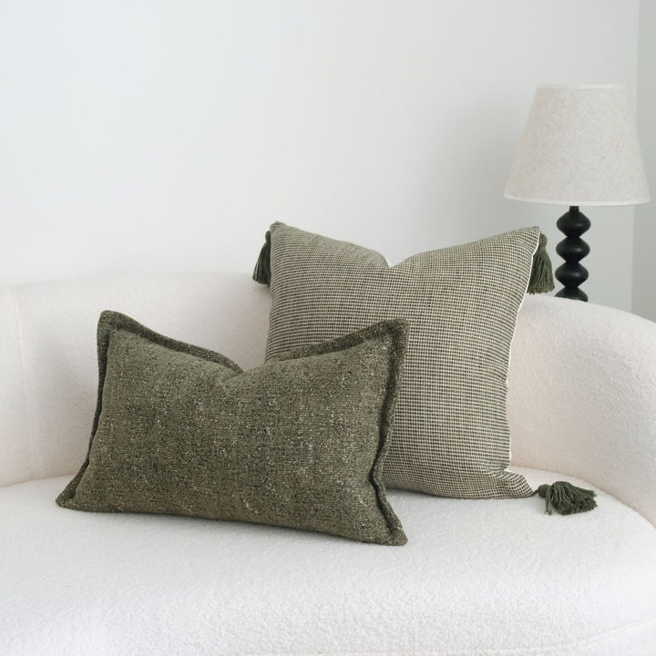 Textured Throw Pillow for Home Decor Display