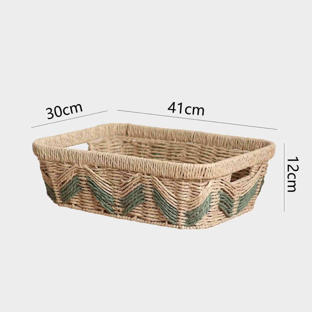 Decorative storage basket with woven design Kalsten