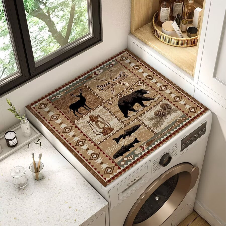 Wildlife-Themed Laundry Room Mat Kalsten