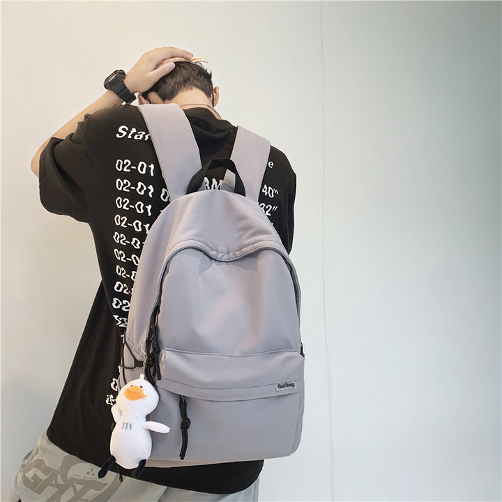 Versatile Casual Backpack with Plush Charm Kalsten